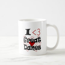 I Herz-Deutsche Doggen Teetasse