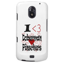 I Herz-DobermannPinschers Samsung Galaxy Nexus Hülle