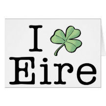 I Herz Eire Grußkarten