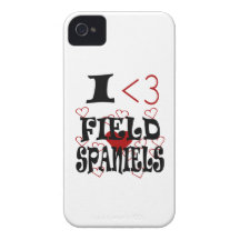 I Herz-Feld-Spaniels iPhone 4 Etuis