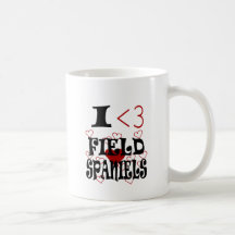 I Herz-Feld-Spaniels Tee Haferl
