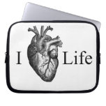I Herz-Leben laptop sleeves