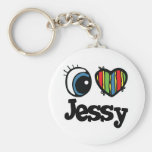 I Herz (Liebe) Jessy Schlüsselbänder
