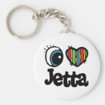 I Herz (Liebe) Jetta Schlüsselbänder