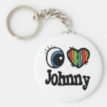 I Herz (Liebe) Johnny Schlüsselbänder