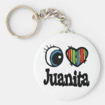 I Herz (Liebe) Juanita Schlüsselbänder
