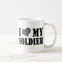 I Herz mein Soldat Kaffee Haferl