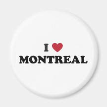 I Herz Montreal Kanada Kühlschrankmagnet