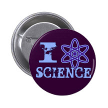 I Herz-(oder Atomsymbol) Wissenschaft Button