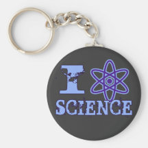I Herz-(oder Atomsymbol) Wissenschaft Schlüsselanhänger