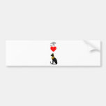 I Herz Pussy_Cat, ägyptische Hieroglyphen Autosticker