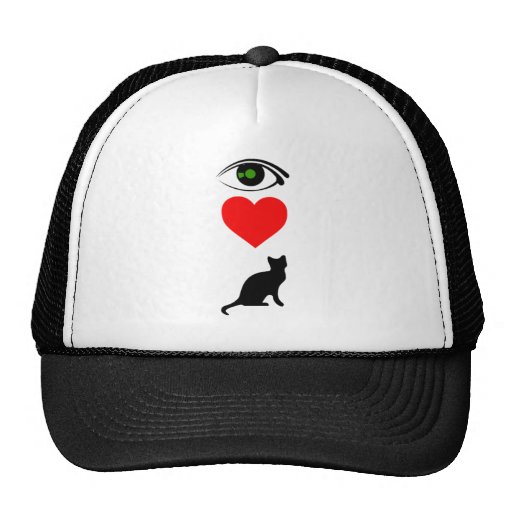 I Herz Pussy_Cat Baseballmützen
