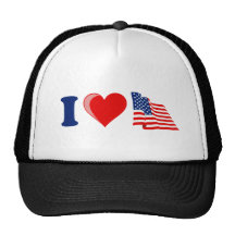I Herz USA-Hut Baseballcap