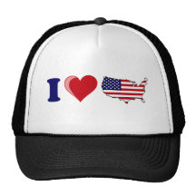 I Herz USA-Hut Kultcaps