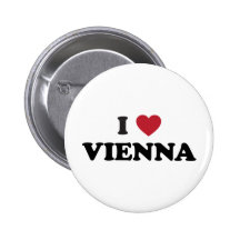 I Herz Wien Österreich Anstecknadelbutton