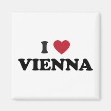 I Herz Wien Österreich Magnete