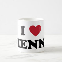 I Herz Wien Österreich Tasse