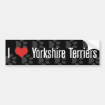 I (Herz) Yorkshire Terrier Autosticker