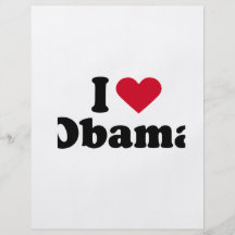 I Herzobama-T-Shirt Flyerbedruckung
