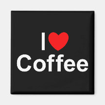 I Kaffee der Liebe-(Herz) Magnete