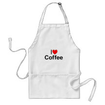I Kaffee der Liebe-(Herz) Schürze