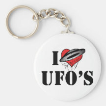 I Keychain Liebe UFO Schlüsselband
