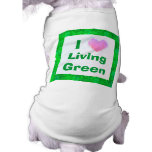 I lebende grüne Haustierkleidung der Liebe hundekleidung