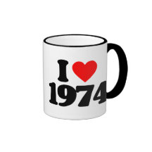 I LIEBE 1974 TEETASSEN