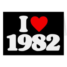 I LIEBE 1982 KARTEN