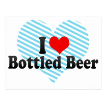 I Liebe abgefülltes Bier Postkarten