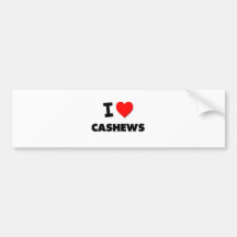 I Liebe-Acajoubäume (Nahrung) Auto Sticker