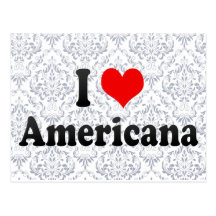 I Liebe Americana, Brasilien Postkarte