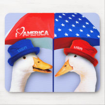 I Liebe Amerika. Patriotisches Geschenk Mousepad S
