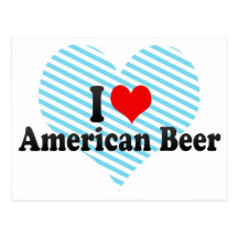 I Liebe-Amerikaner-Bier Postkarten