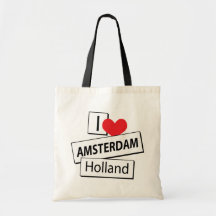 I Liebe Amsterdam Holland Einkaufstaschen