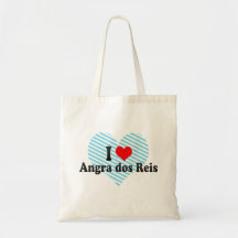 I Liebe Angra DOS Reis, Brasilien Leinentaschen