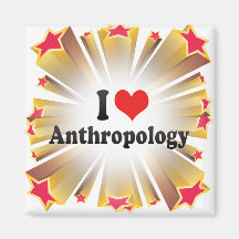 I Liebe-Anthropologie Kühlschrankmagnet