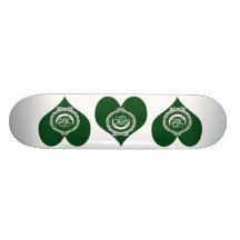 I Liebe-arabische Liga Bedruckte Skateboarddecks