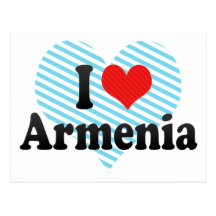 I Liebe Armenien Postkarte
