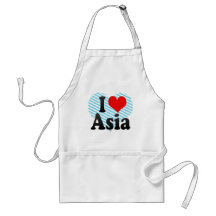 I Liebe Asien Schürze