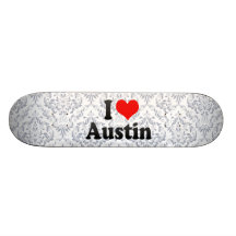 I Liebe Austin Personalisierte Skateboarddecks