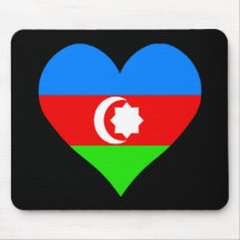 I Liebe-Azerbaijan-Herz Mousepad