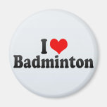 I Liebe-Badminton Magnete