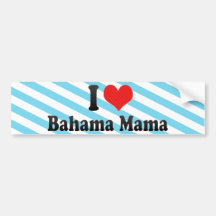 I Liebe Bahama Mutter Auto Aufkleber