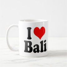 I Liebe Bali, Indien. Mera Pyar Bali, Indien Tee Haferl