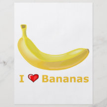 I Liebe-Bananen Flyerdesign