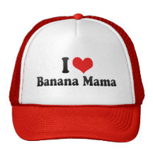 I Liebe-Bananen-Mutter Truckercap