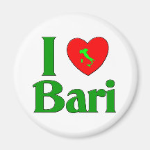 I Liebe Bari Italien Kühlschrankmagnete