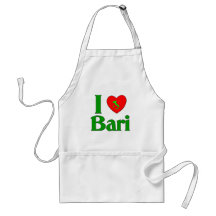 I Liebe Bari Italien Schürzen
