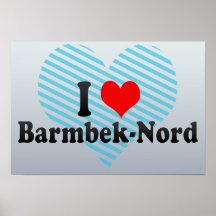 I Liebe Barmbek-Nord, Deutschland Posterdruck